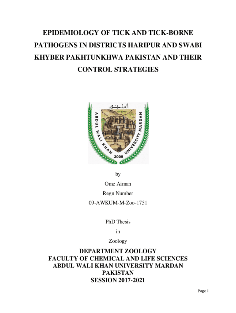 Fillable Online prr hec gov Models for Studying the Distribution of Ticks and ... Fax Email ...