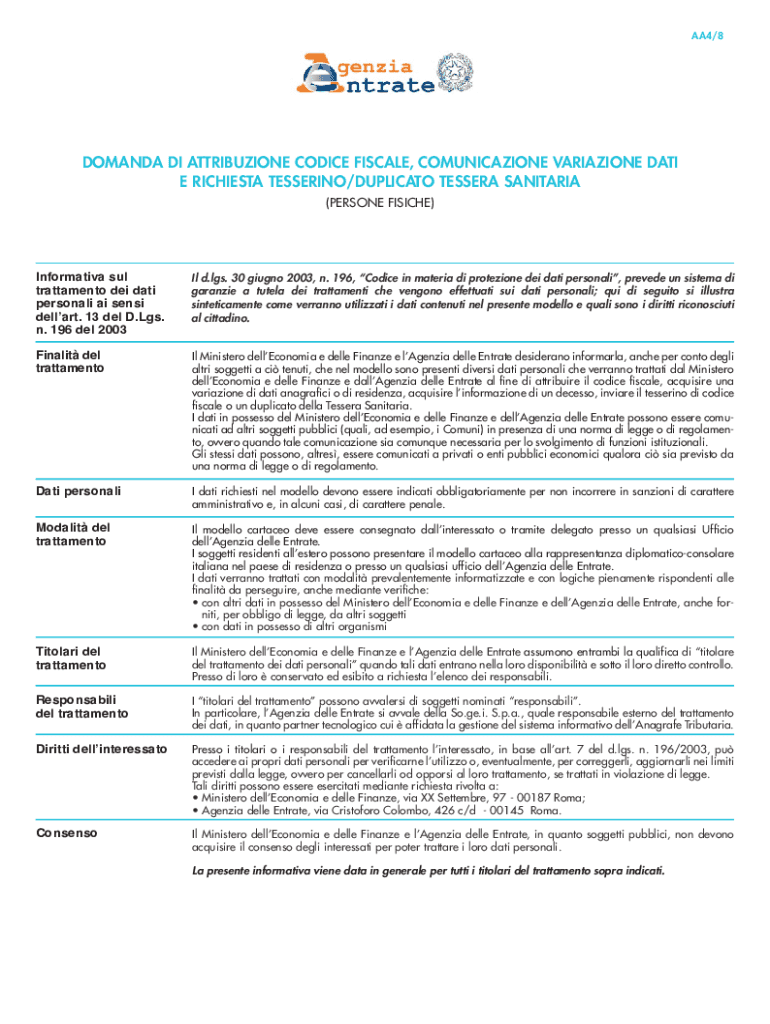 formulario aa4 8 Preview on Page 1