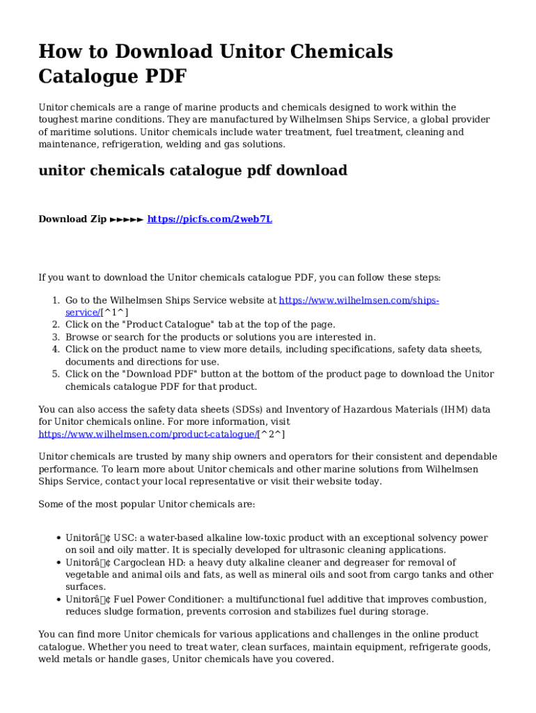 Fillable Online Unitor Immersion Suit Test Kit Manual Fax Email Print