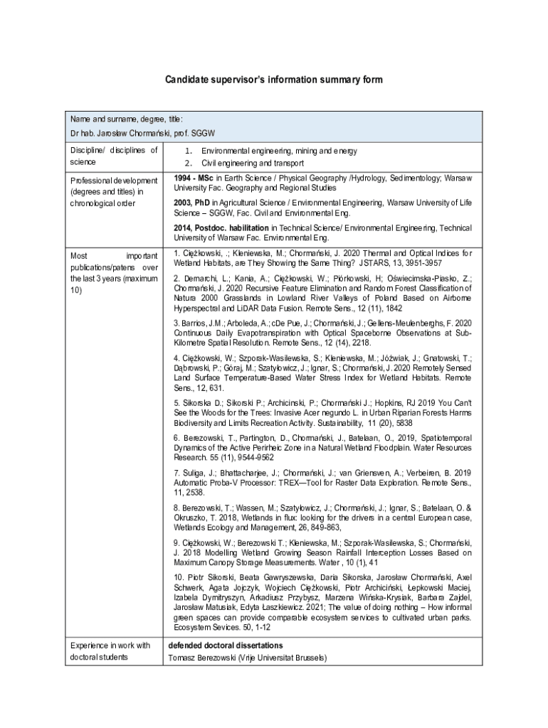 Form preview