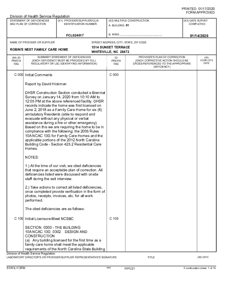 Fillable Online 11/17/2022 Indiana State Department of Health FORM ...