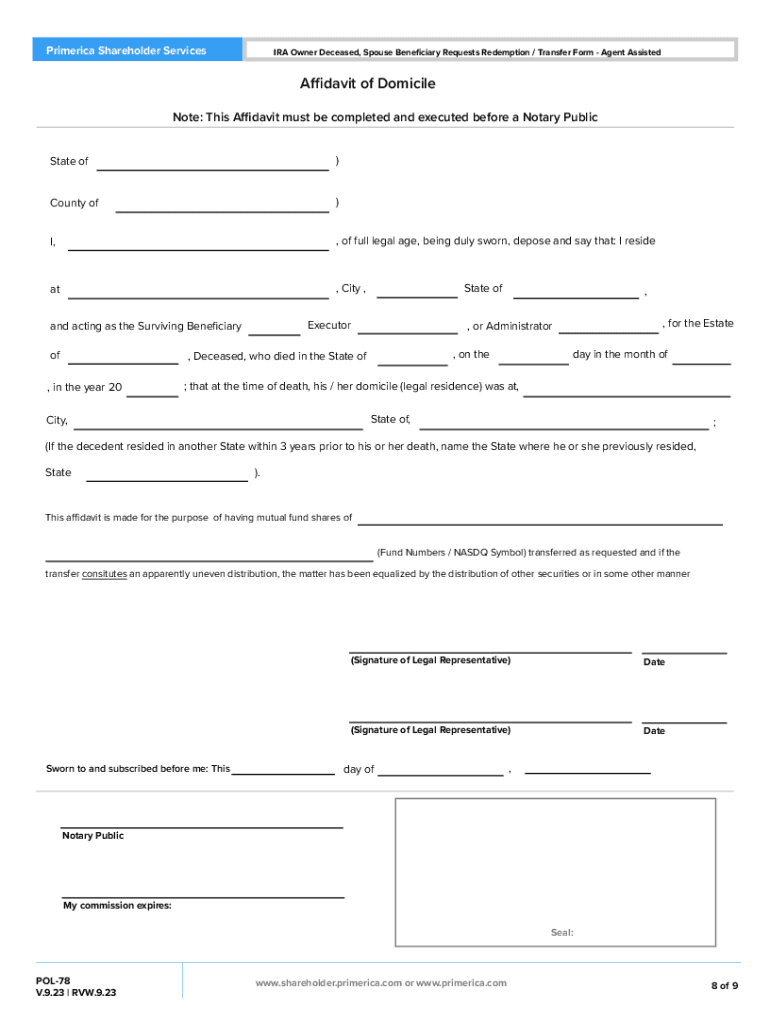 Fillable Online Open Form Primerica Shareholder Services Fax Email