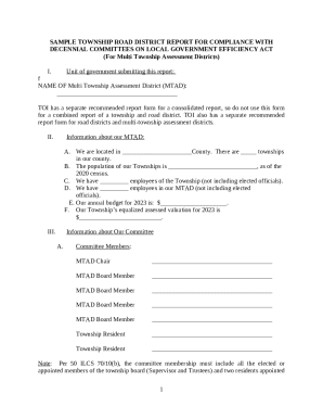 Decennial Committees on Local Government Efficiency Act, 50 Doc