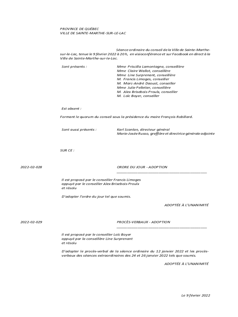 Remplissable En Ligne Travaux de la nouvelle... Ville Sainte Marthe