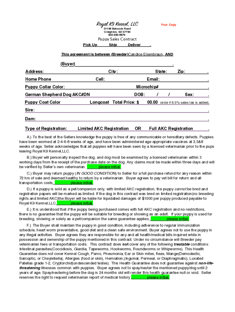 Fillable Online Royal K9 Kennel, LLCBetter Business Bureau Profile Fax