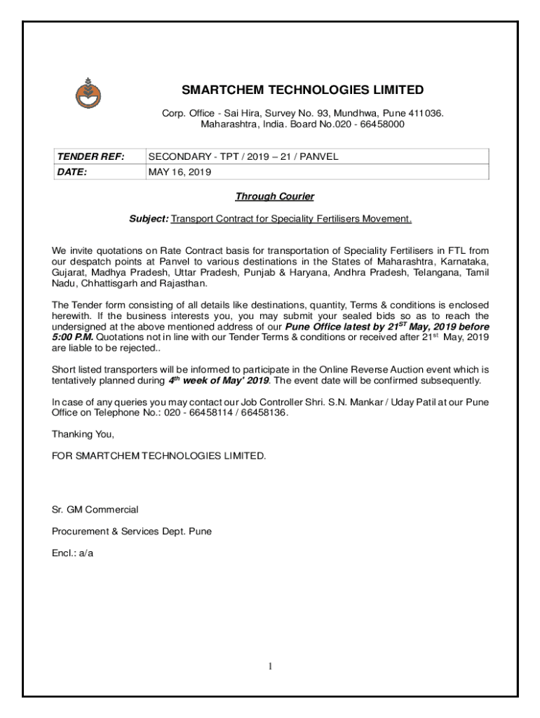 Fillable Online smartchem technologies limited - The Economic Times Fax ...