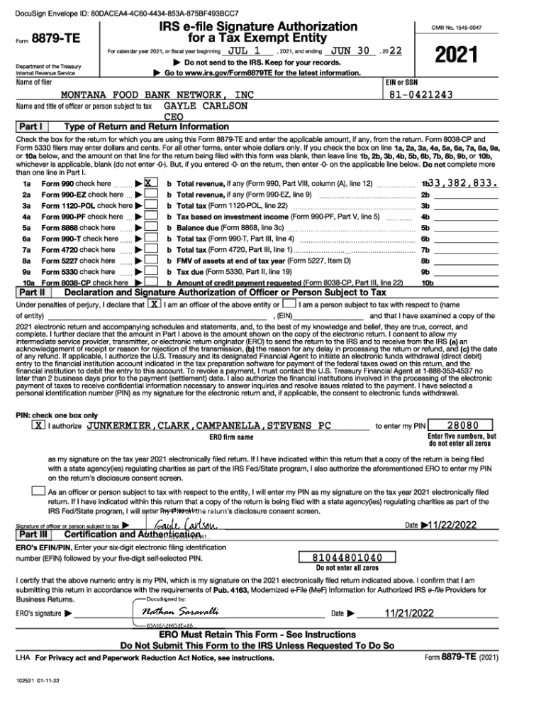 Fillable Online MONTANA FOOD BANK NETWORK, Fax Email Print pdfFiller