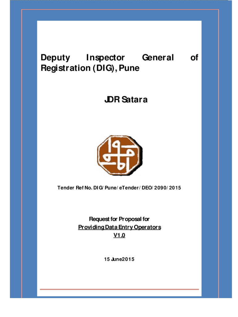 Fillable Online Deputy Inspector General of Registration (DIG), Pune ...