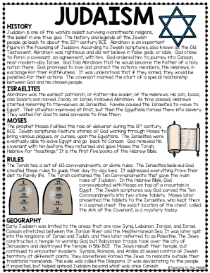 Fillable Online Ancient Jewish History: The Birth and Evolution of Judaism Fax Email Print ...