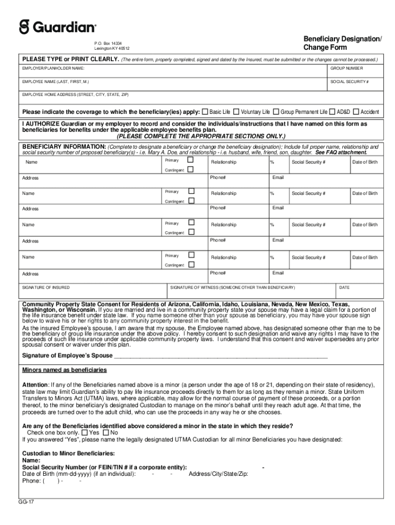 Fillable Online Group Life Claim Form PDF Free Download Fax Email