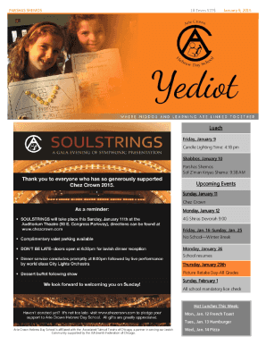 Fillable Online Shabbat candle-lighting times for Israel and the US Fax