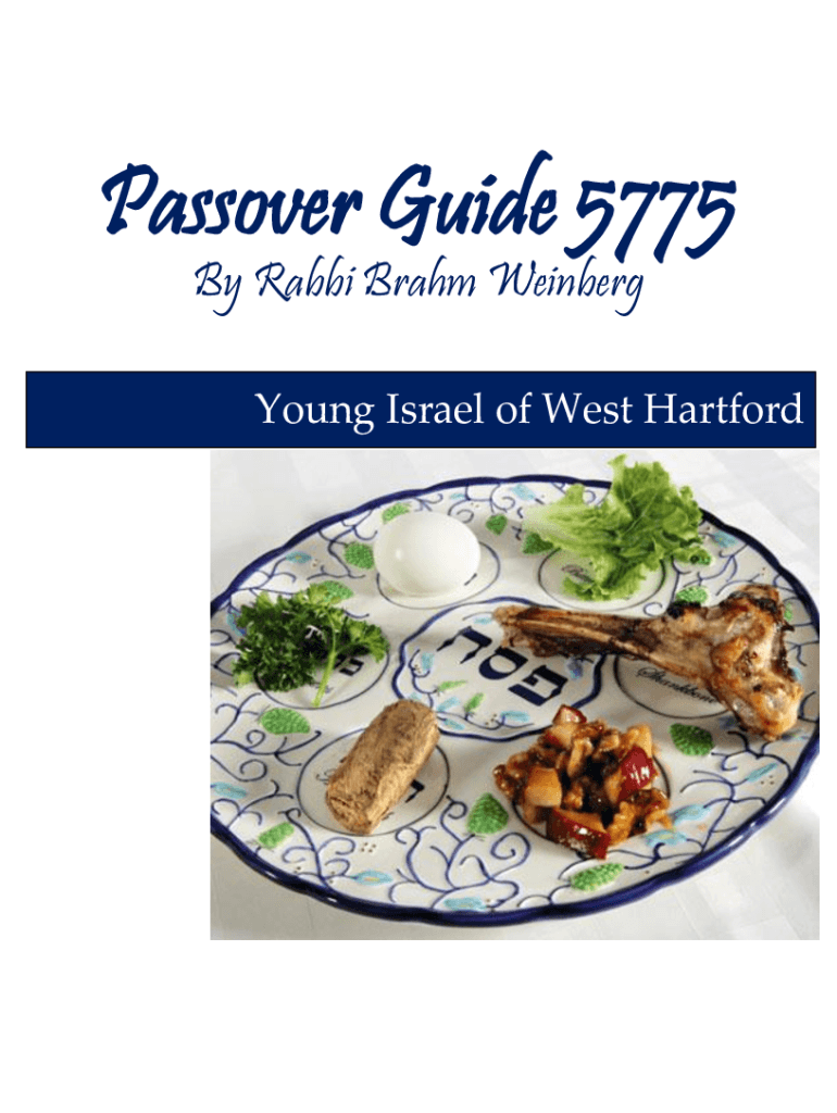 Fillable Online Four Ways to Kasher Kitchen Utensils for Passover Fax