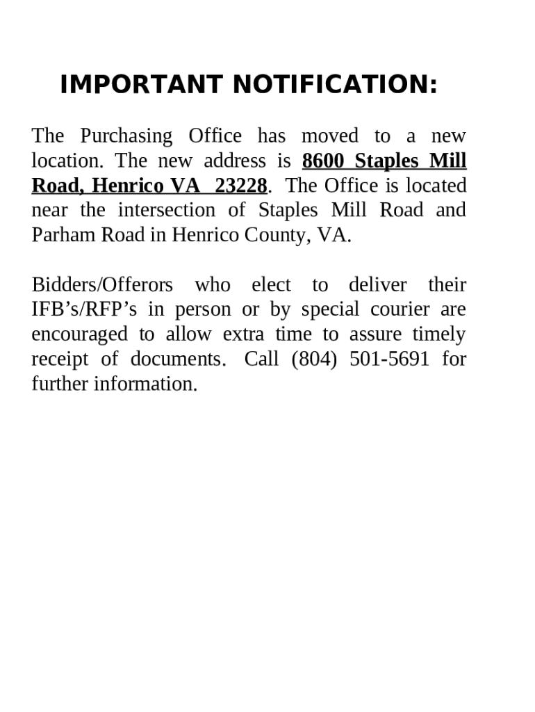 Online Block Advisors Office 6003 STAPLES MILL Doc Template