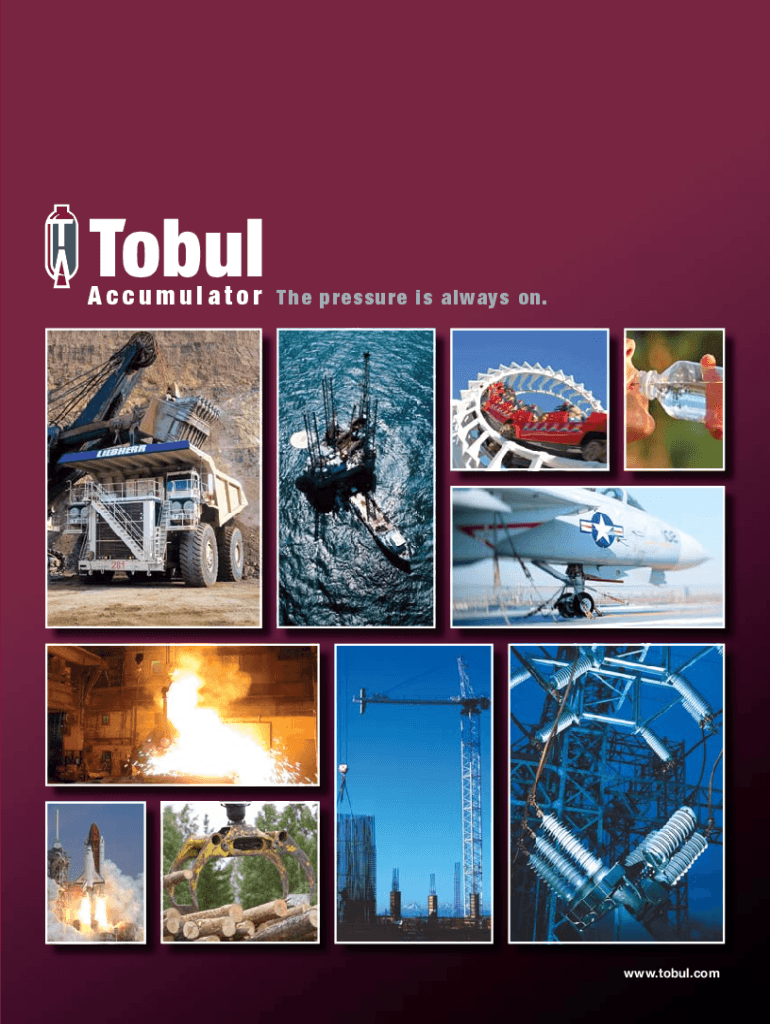 Fillable Online The Meaning of Accumulators, Hydraulic, Piston, Gas