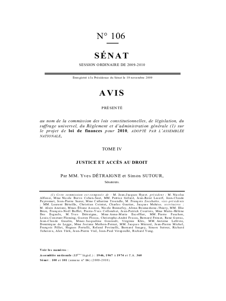 Remplissable En Ligne Commission des lois constitutionnelles, de