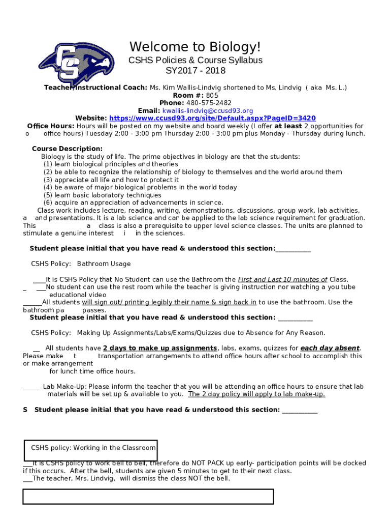 Biology (BIO) EKU Catalog Eastern Kentucky University Doc Template