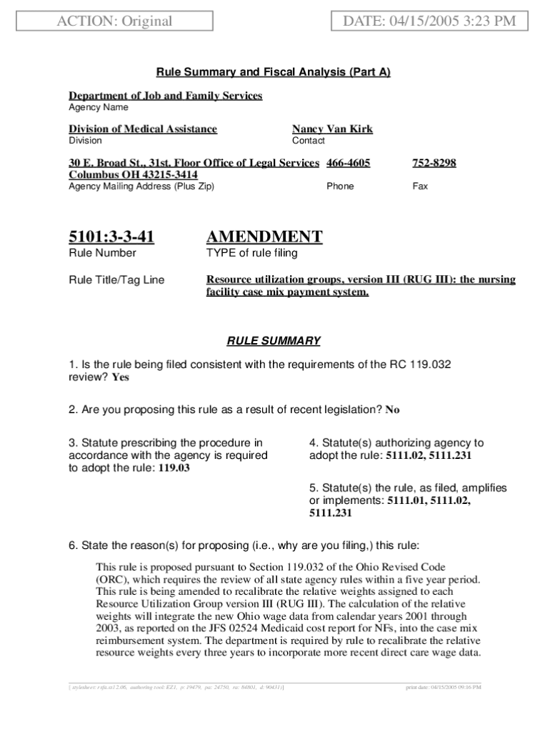 Fillable Online Chapter 516012 Ohio Administrative Code Fax Email Print pdfFiller