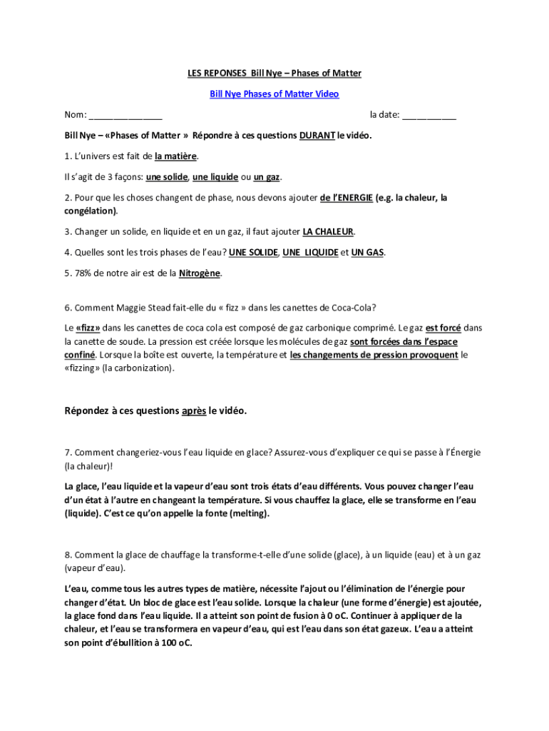 Remplissable En Ligne Sites Nbed Nb Bill Nye Phases Of Matter Pages Remplissable En Ligne Sites Nbed Nb Bill Nye Phases Of Matter Pages