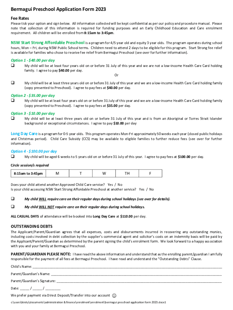 Form preview