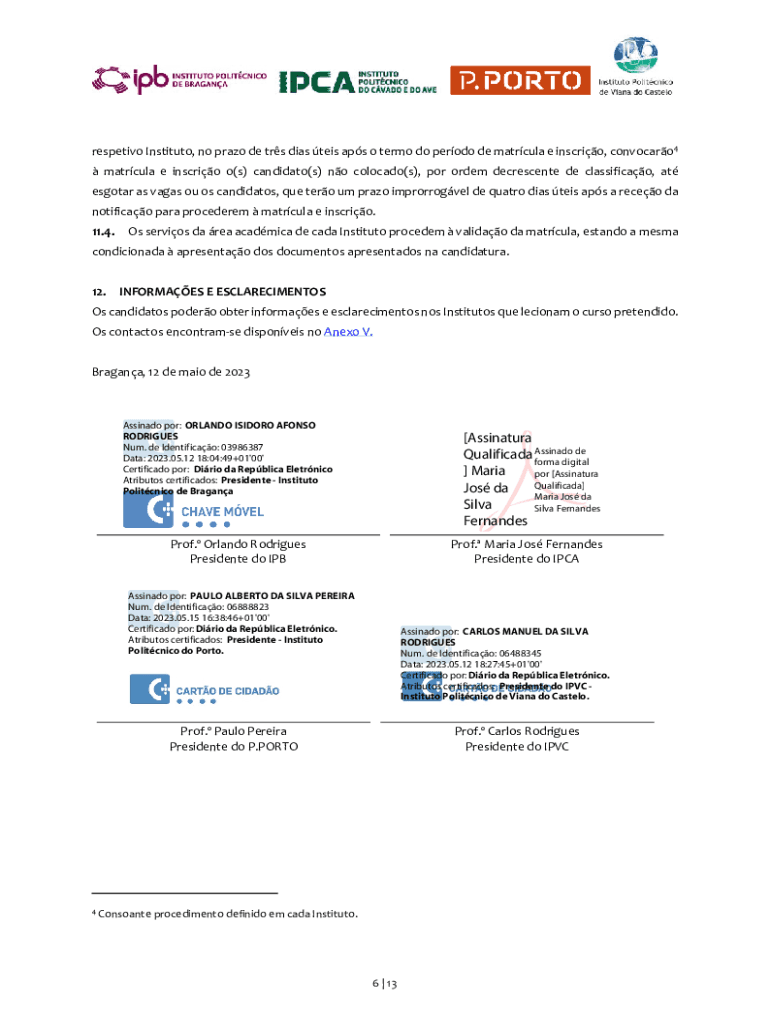 Preenchível Disponível Resultados do Concurso Especial de Acesso e ...