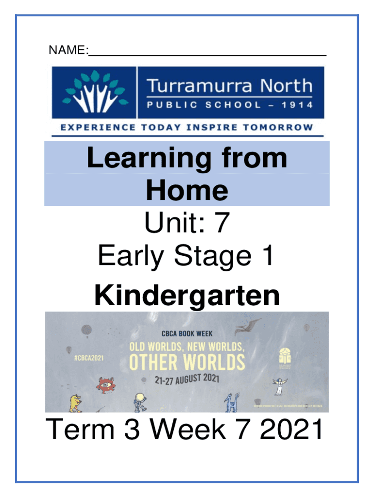 Fillable Online 2022 digital learning packs NSW Department of