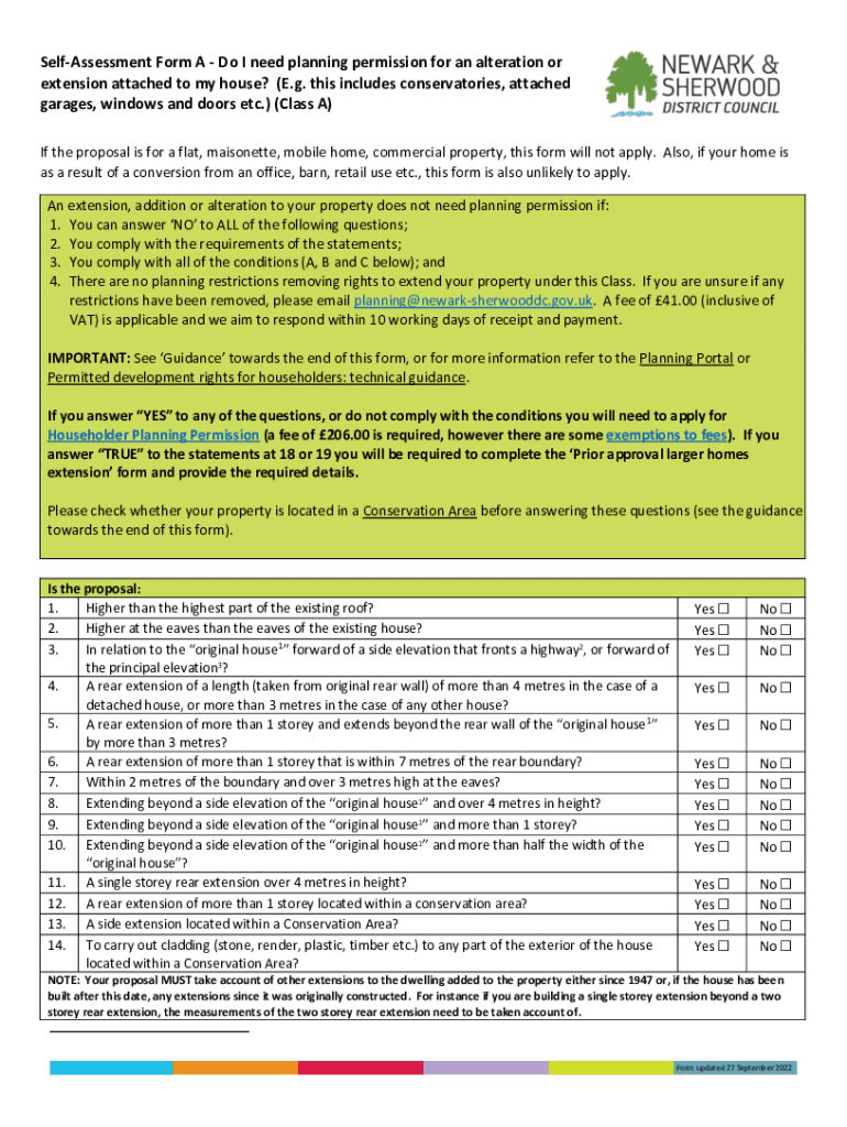 Fillable Online Do I need planning permission for a porch? (Class D