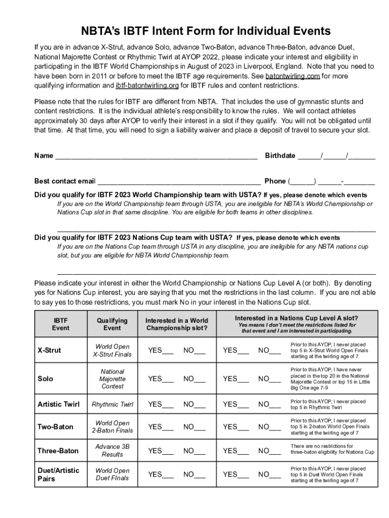 Form preview