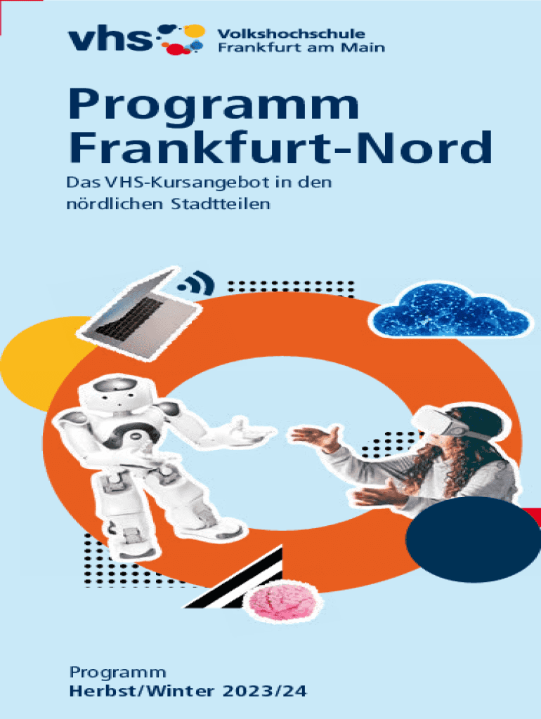 Ausfüllbar Online vhs frankfurt Das neue Semester an der VHS hat