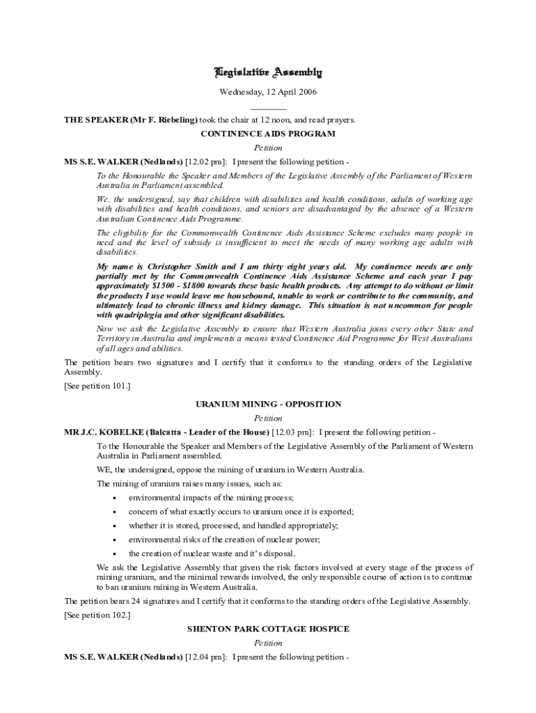 Fillable Online Continence Aids Payment Scheme (CAPS) Fax Email Print