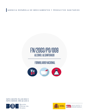 Formulario nacional fn/2003/po/009