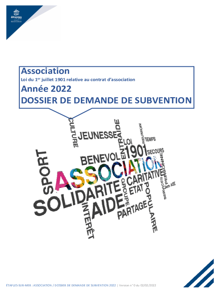 comment remplir une demande de subvention pour une association