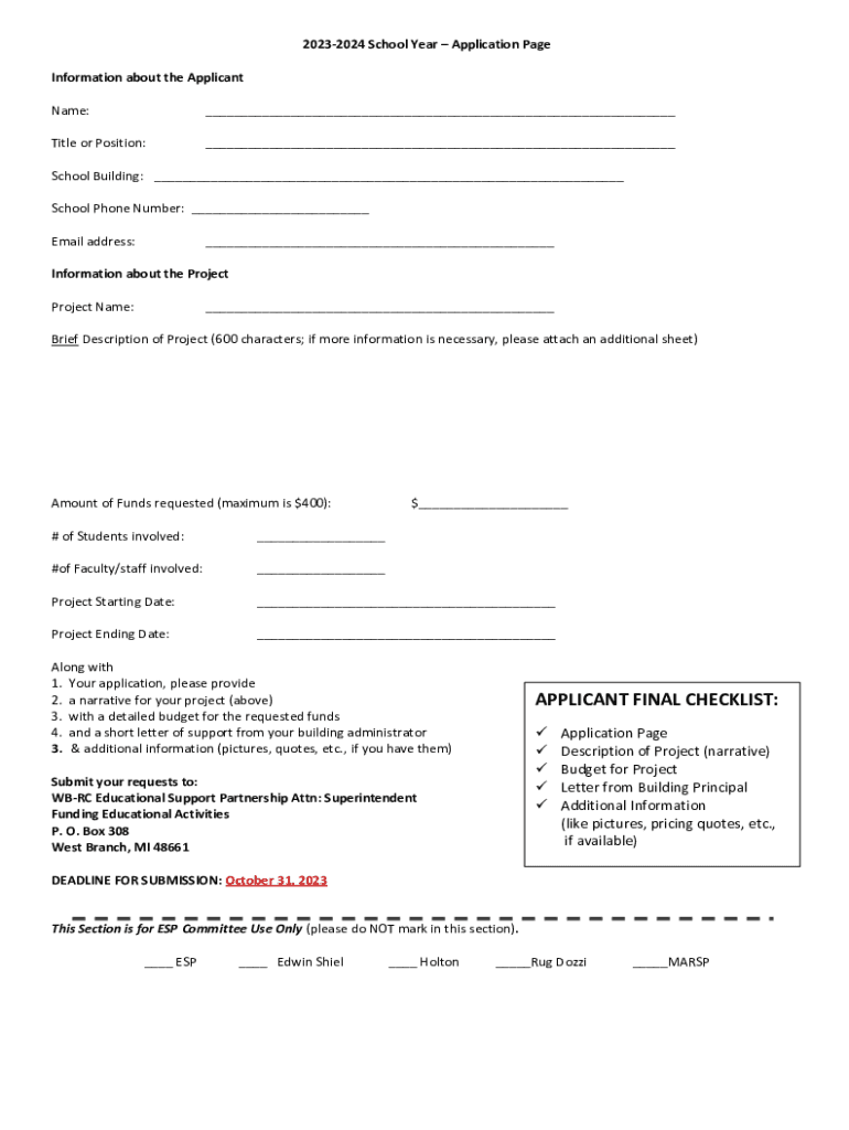 Fillable Online West Branch Rose City Schools Fax Email Print pdfFiller