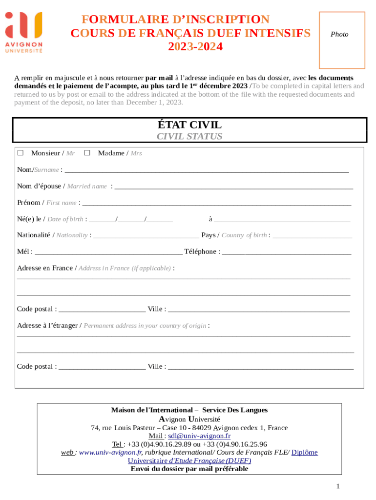 Form preview