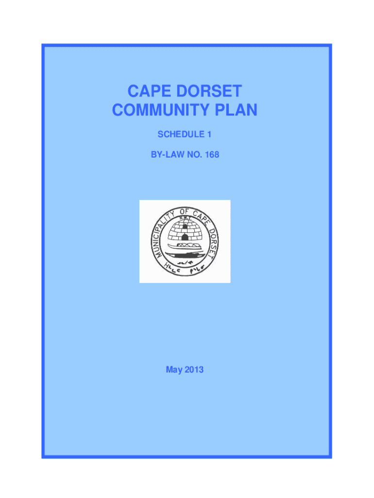 Fillable Online CORAL HARBOUR COMMUNITY PLAN AND ZONING BYLAW Fax Email