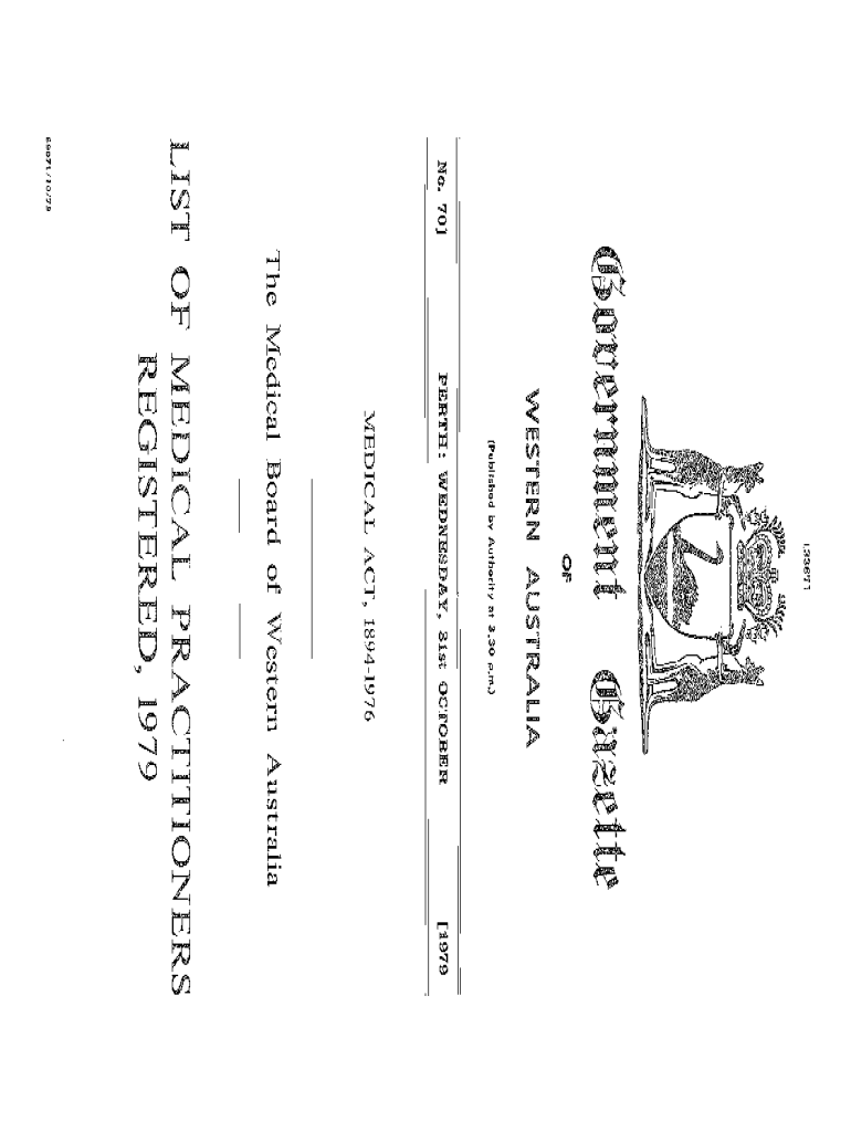 Fillable Online The Western Australian Board of the Medical Fax Email Print pdfFiller