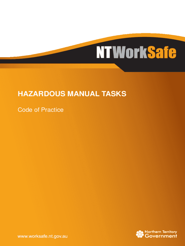 Fillable Online Hazardous Manual Tasks Code of Practice 7 Key Areas Fax