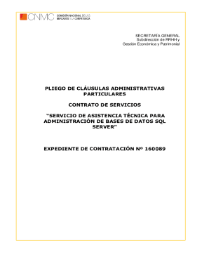 CONTRATO ADMINISTRATIVO DE SERVICIOS PARA LA ...