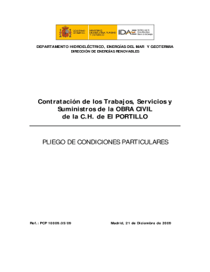 Contratacin de los Trabajos, Servicios y Suministros de ...