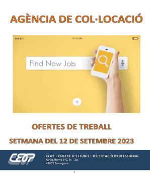 Introducci servei d'intermediaci i borsa de treball