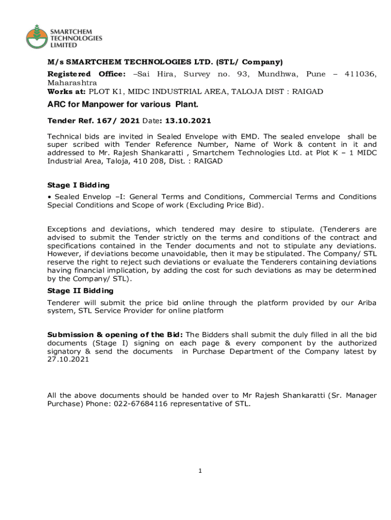 Fillable Online Smartchem Technologies Ltd - Company Profile and News ...