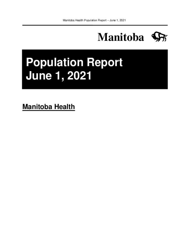 Fillable Online Manitoba Population Cover Fax Email Print pdfFiller