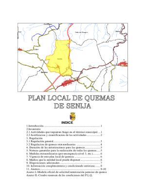 PLAN LOCAL DE QUEMAS DEL AYUNTAMIENTO DE JIJONA