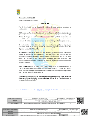 31/05/2022 ANUNCIO Por el Sr. Alcalde se ha dictado el ...
