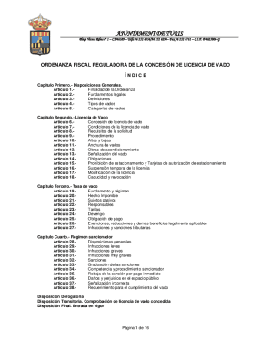 Ordenanza fiscal reguladora del impuesto sobre el ...