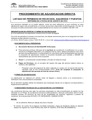 Permisos, sorteos y autorizaciones de caza