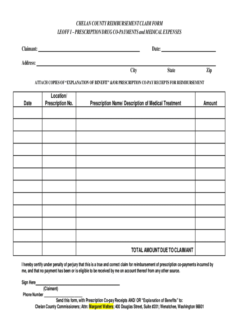 Fillable Online MEDICAL/DENTAL CLAIM FORM KCDRB Form 6 LEOFFI Fax
