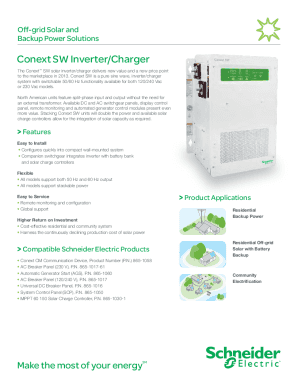 Grid-tie, off-grid solar and backup power solutions