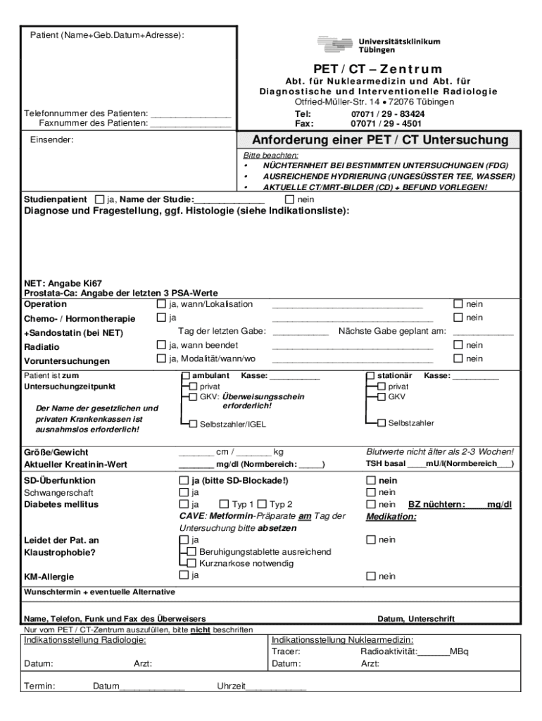 Ausfüllbar Online Prostate-Specific Membrane Antigen Targeted Pet/CT ...