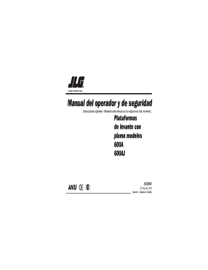 Manual del operador y de seguridad