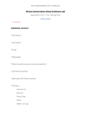 Form preview